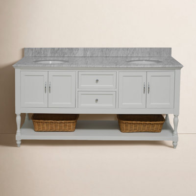 72'' Double Bathroom Vanity