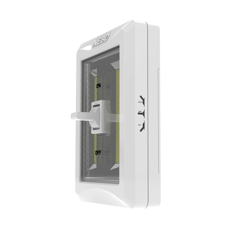 NEBO FlipIt 400 Lumen Wireless LED Light Switch 2-Pack, White
