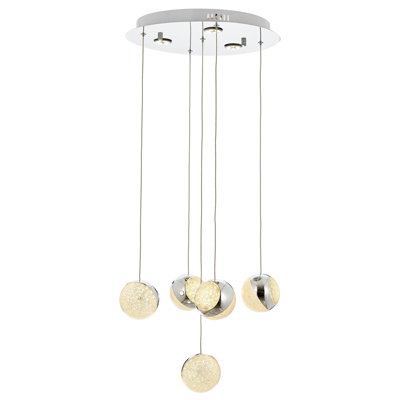 Lustre en grappe à 5 lumières