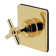 Kingston Brass Elinvar Single-Handle Wall Mount Three-Way Diverter Valve with Trim Kit