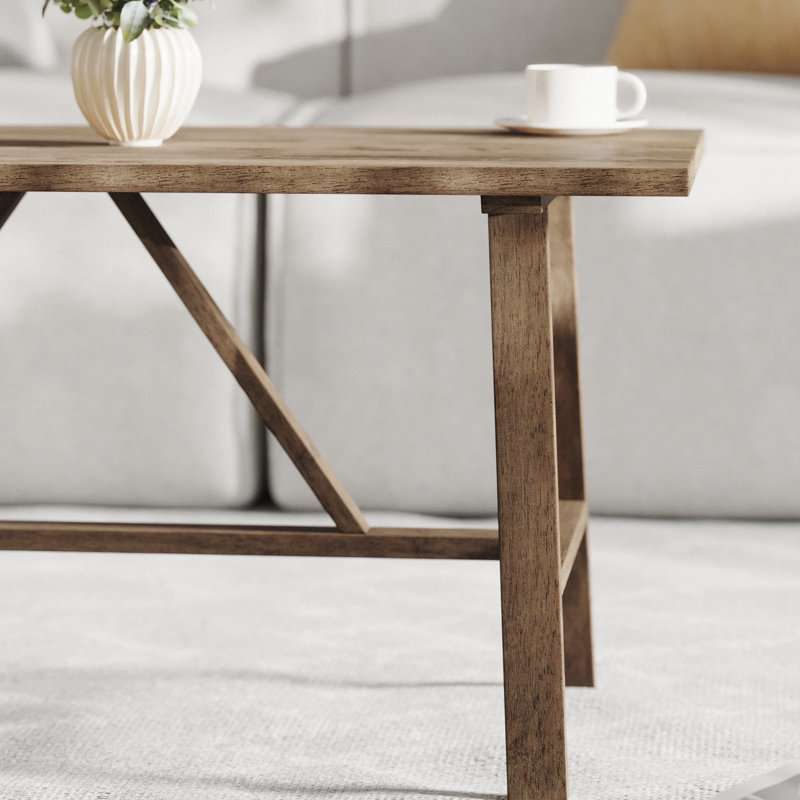 Table basse Dake, Brun clair