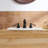 2-handle Bathroom Faucet with Drain Assembly-61912833