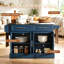 Îlot de cuisine de style nordique, armoire de rangement de cuisine, chariot de cuisine sur roulettes