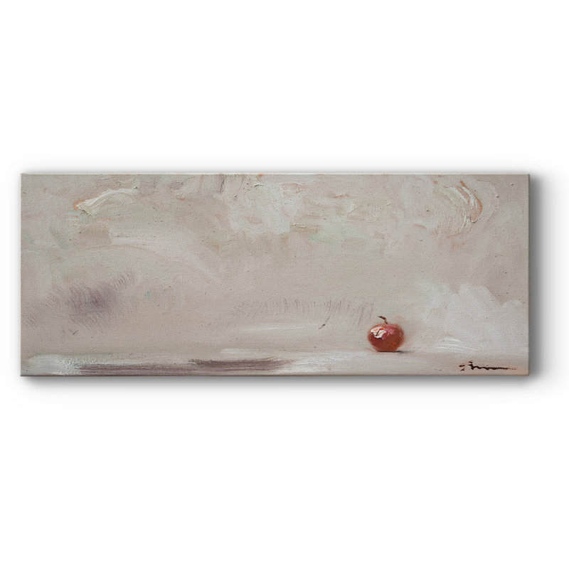 «Lonley Apple» sur toile, H 20 po x l 50 po x P 1,5 po