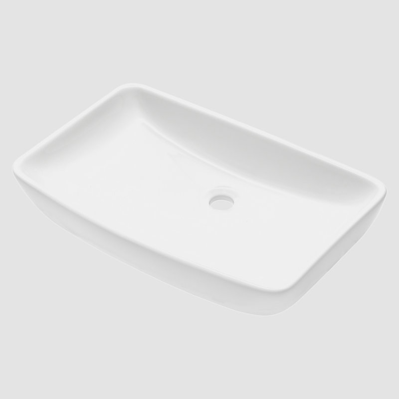 Go Peak Track 15'' Ceramic Rectangular Bathroom Sink