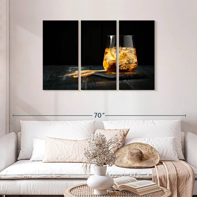 Yarlin Iced Bourbon, 28" H x 45" W