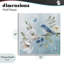 «Pastel Blue Bird Blooms», plaque murale par Nan