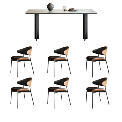 Ensemble de table et chaises de salle à manger exquis