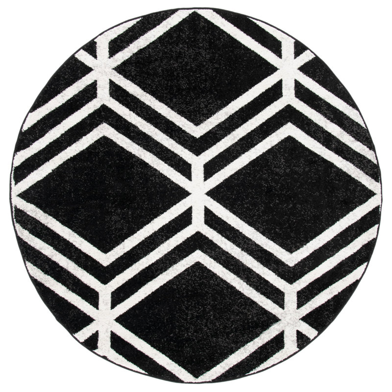 Adirondack Performance Geometric Rug, Round 6'
