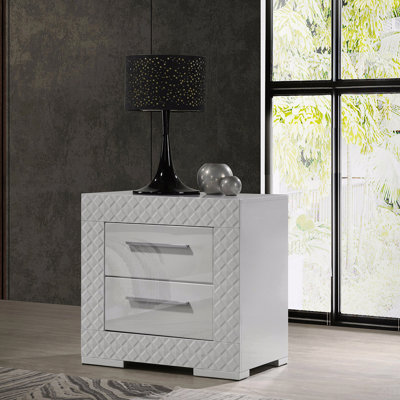 Table de chevet 2 tiroirs, table de chevet