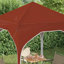 vidaXL Pop-up Party Tent 210D Oxford with Silver Coating Event Canopy Outdoor-126787390-126787392