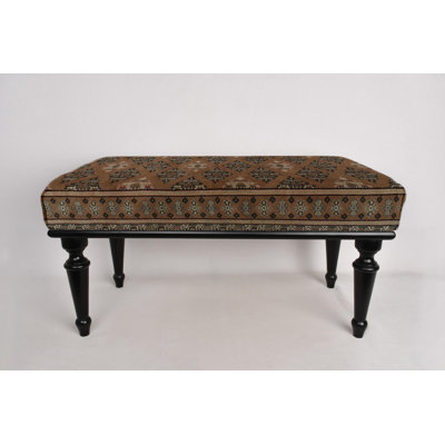 Ethnic Pattern Bench, Bench For Bedroom, Ottoman Bench, Upholstered Bench, Turkish Rug Bench, Kilim Bench, Home Decor Bench, Handmade Bench