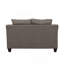 Causeuse gris anthracite avec coussins Tatum