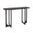 Mango Wood Console Table With Sculptural U-Shaped Legs