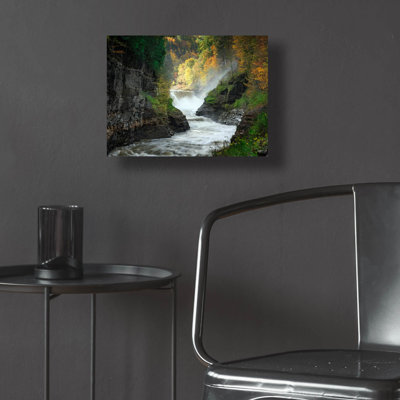 'Lower Falls Of The Genesee River' by Rick Berk Acrylic Glass Wall Art