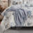 Zennia 7 Piece Seersucker Floral Comforter Set with Throw Blanket-318326967-318326966