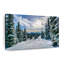 «Ski Away» sur toile-65415406