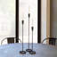 3 Piece Iron Tabletop Candlestick Set