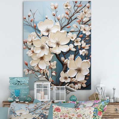 Dogwood Field Pointillism Collage V - impression