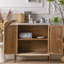 Retro White Solid Wood Sideboard