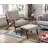 Juntier Upholstered Armchair with Ottoman-444316352