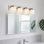 Luminaire de meuble-lavabo de salle de bain avec abat-jour en verre opale