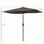 Parasol de marché d'extérieur rectangulaire de 6,5 pi x 10 pi avec manivelle et inclinaison à bouton-poussoir-528772735-528772734