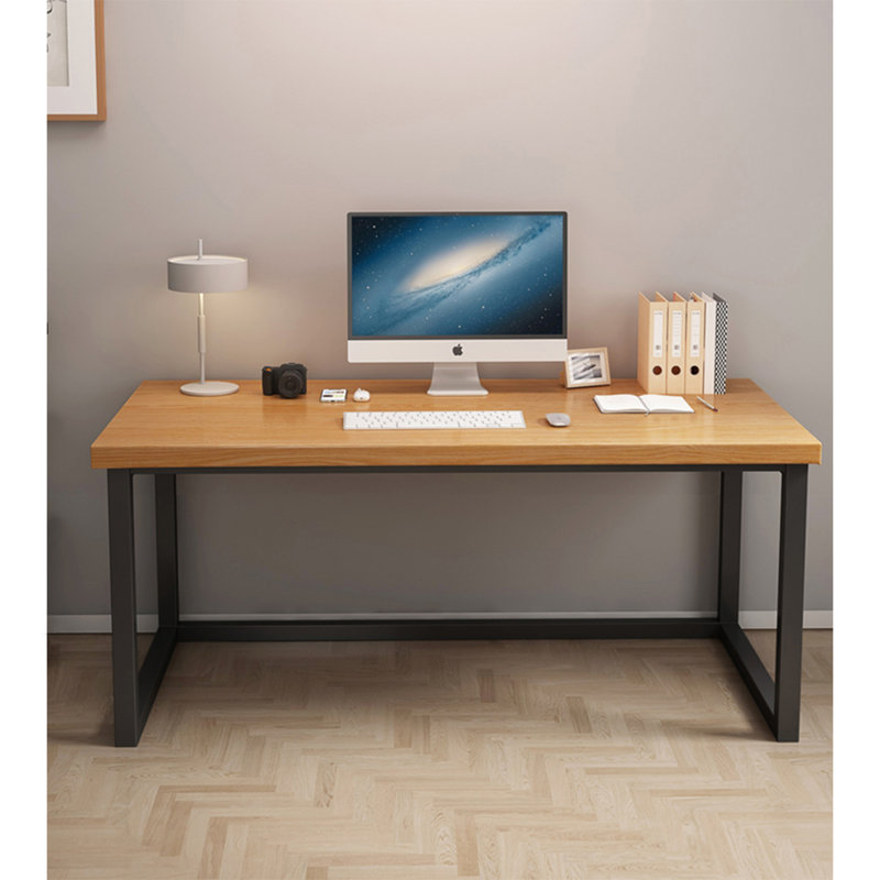 Bureau d'ordinateur en bois massif Luxury, H 29,53 po x l 55,12 po x P 27,56 po