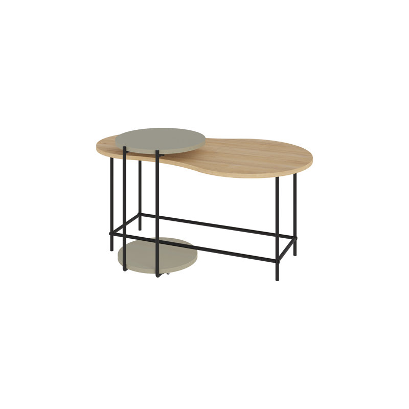 Adreona Four Leg Coffee Table, Ash Green