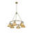 Felda 6 - Light Steel Dimmable Cone Chandelier-99998925-99998913