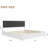 Full Size Upholstered Bed Frame,Wooden Bed Frame with Fabric Upholstered Headboard,No Box Spring Needed,Strong Wooden Slats,Easy Assembly,White-388080633