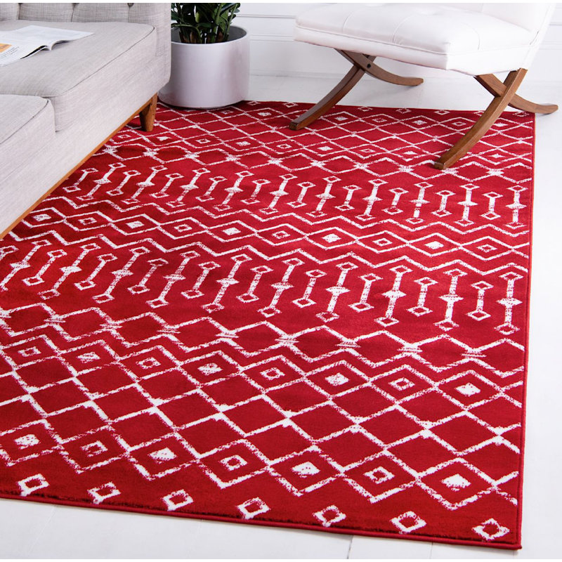 Aemtenan Abstract Indoor Rug, Rectangle 6' x 9'