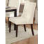 Modern Faux Leather Tufted Set Of 2 Chairs Dining Seat Chair