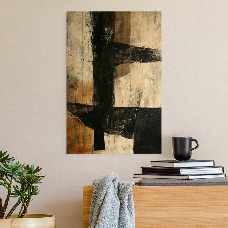 Série ABSTRACT CCCCXXIV - Impression sur toile seulement - NON CADRE, H 48 po x l 32 po
