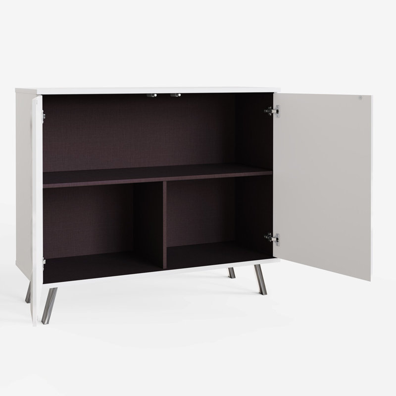 ELEVATE Tall 2 Door Sideboard, White