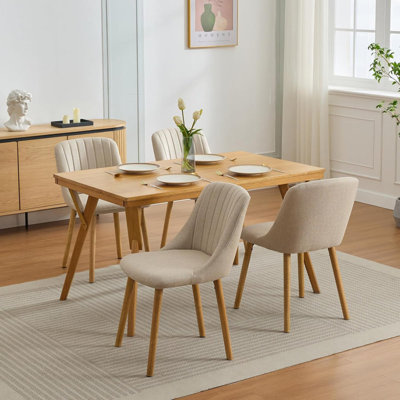 Faux Leather Accent Chair, Beige