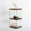 Baugus 80cm H x 40cm W Tempered Glass Standard Bookcase-2070988637