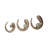 Everly Quinn 3-Piece 10/13/15" Amrita Gold Ring Wall Decor