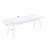 Solid Wood Bedroom And Entryway Bench In White With Slatted Top Construction Durability