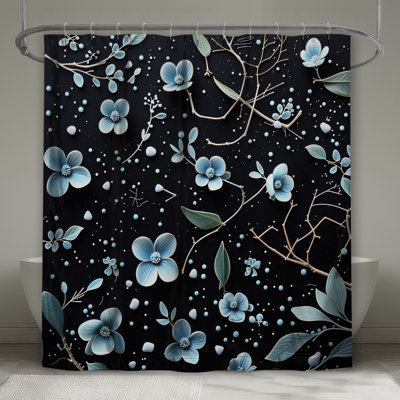 Rideau de douche Floral