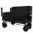 3-in-1 Folding Wagon Cart with Bench Seat & Canopy & Storage-118377561