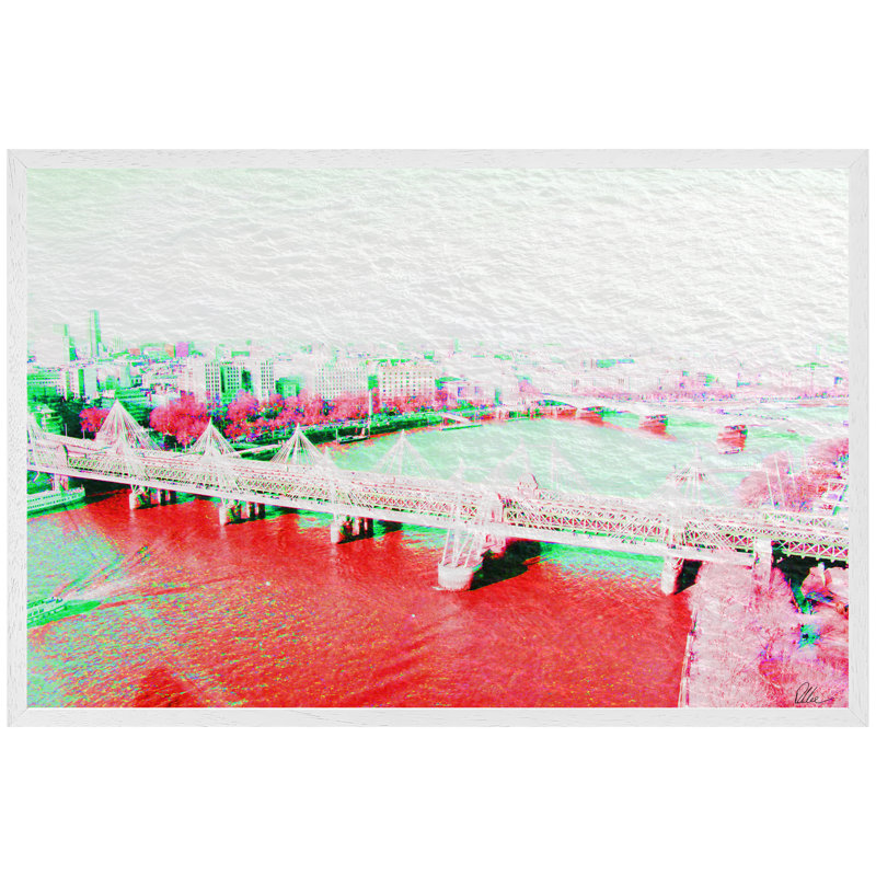 Single Picture Frame Print, 76cm H x 114cm W x 4cm D, White