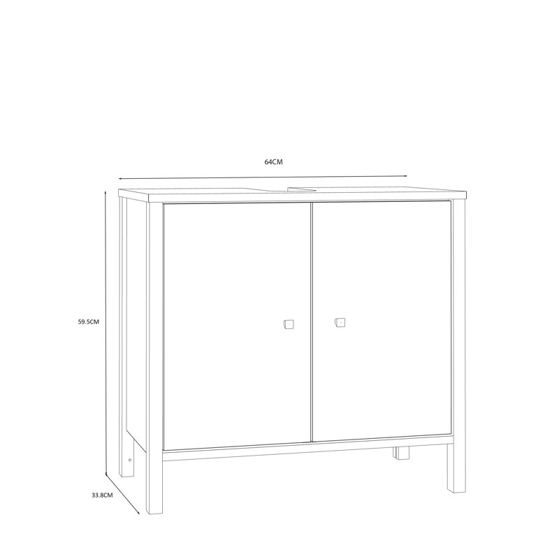 Ipsarion Freestanding Under Sink Cabinet
