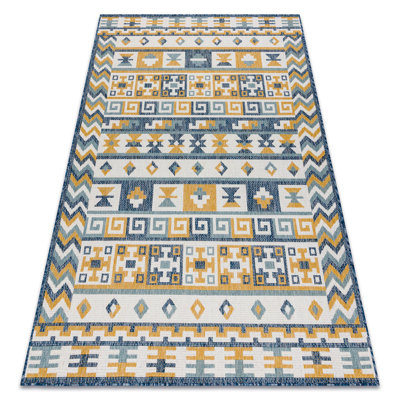Edene Rectangle Geometric Indoor / Outdoor Area Rug