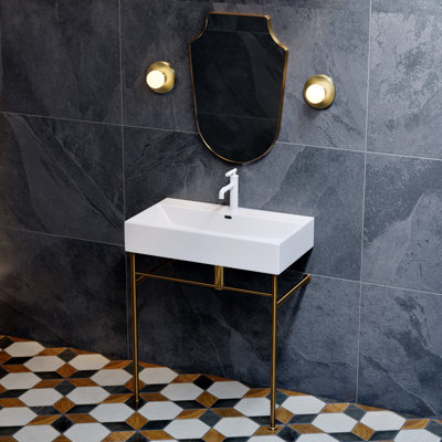 Lavabo console en céramique 30 po Claire