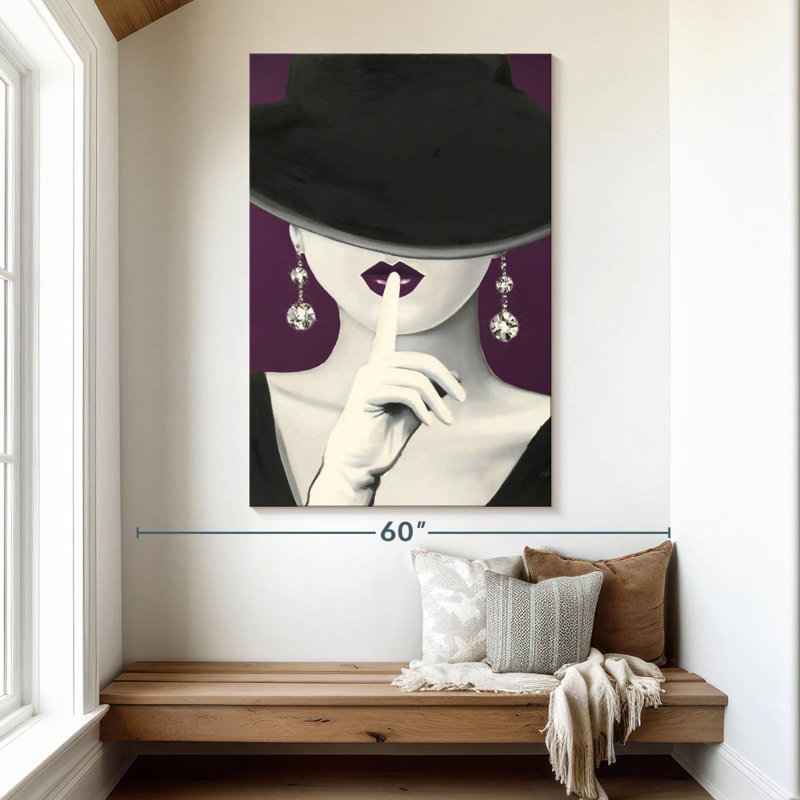 Leisha Haute Chapeau, 51" H x 34" W