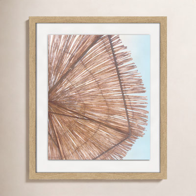 Antonio "Rosy Straw Umbrella" Print