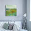 Toile épique Graffiti «Turquoise and Gold 1» par Lesley Birch, 37 po x 37 po-276843014