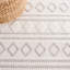Tapis géométrique tissé à la machine ivoire / beige-532403718