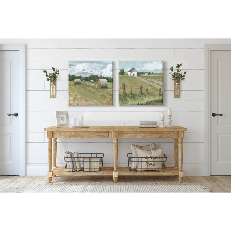 Impression sur toile tendue sur toile Homestead, H 20 po x l 20 po x P 1 po